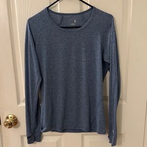 Stio Blue Long Sleeve Tee